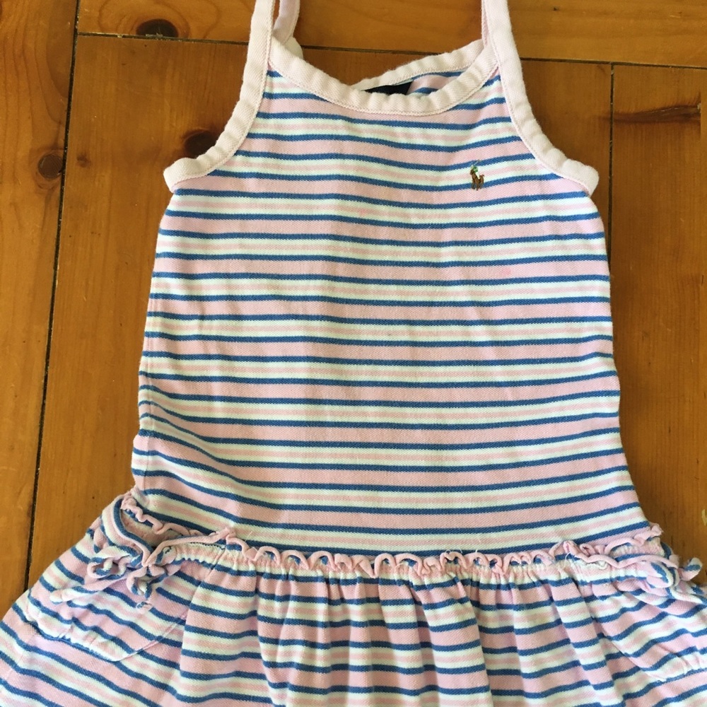 Super cute and bright Polo girls dress